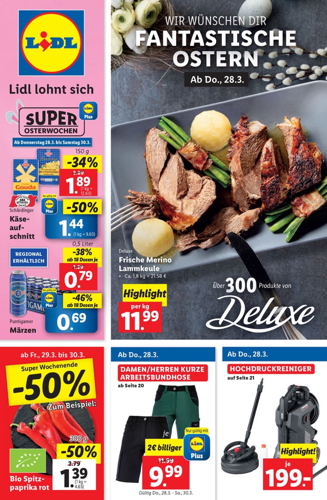 Lidl Prospekt ab Donnerstag Seite 1