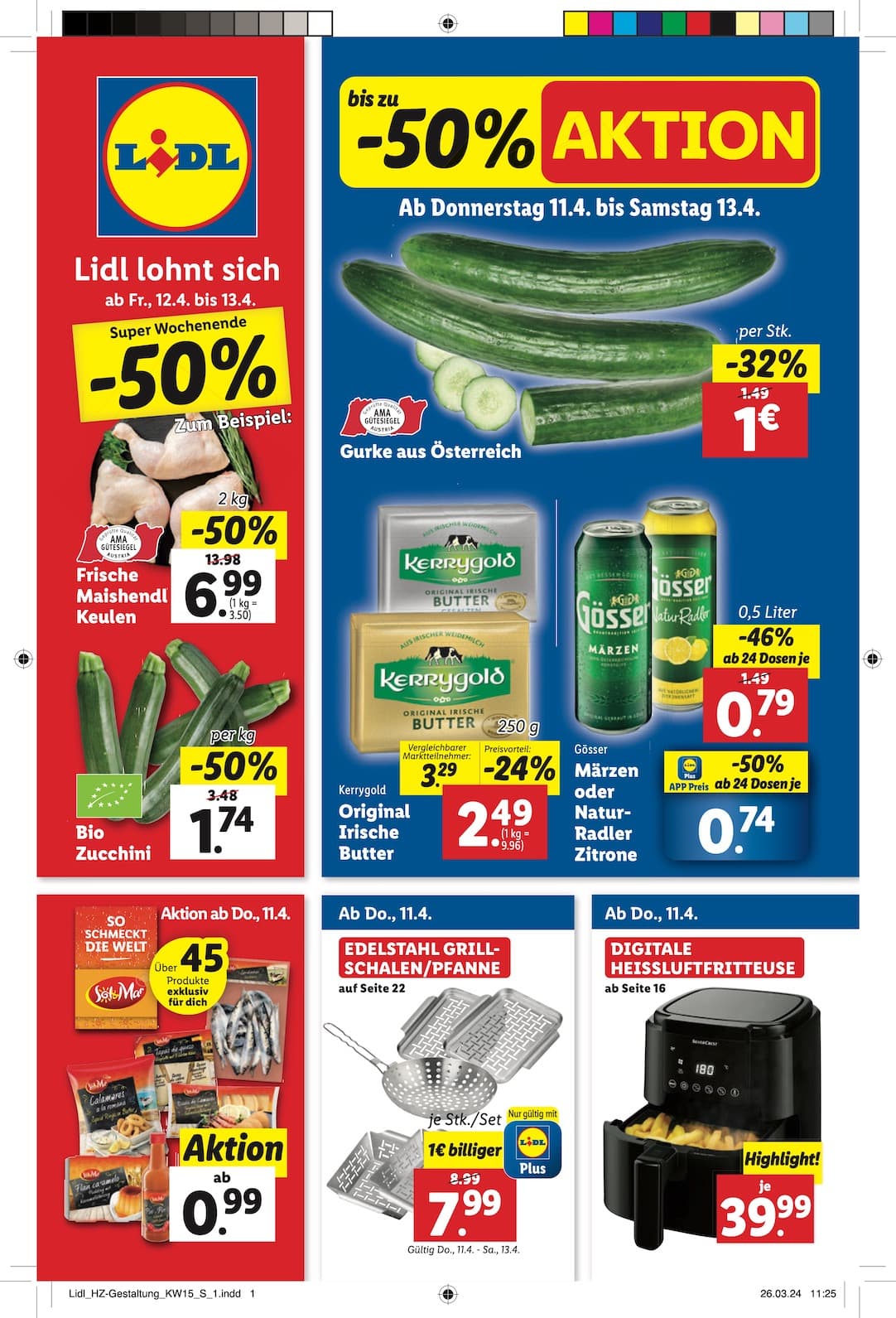 Lidl Aktuell Prospekt ab Donnerstag Seite 1