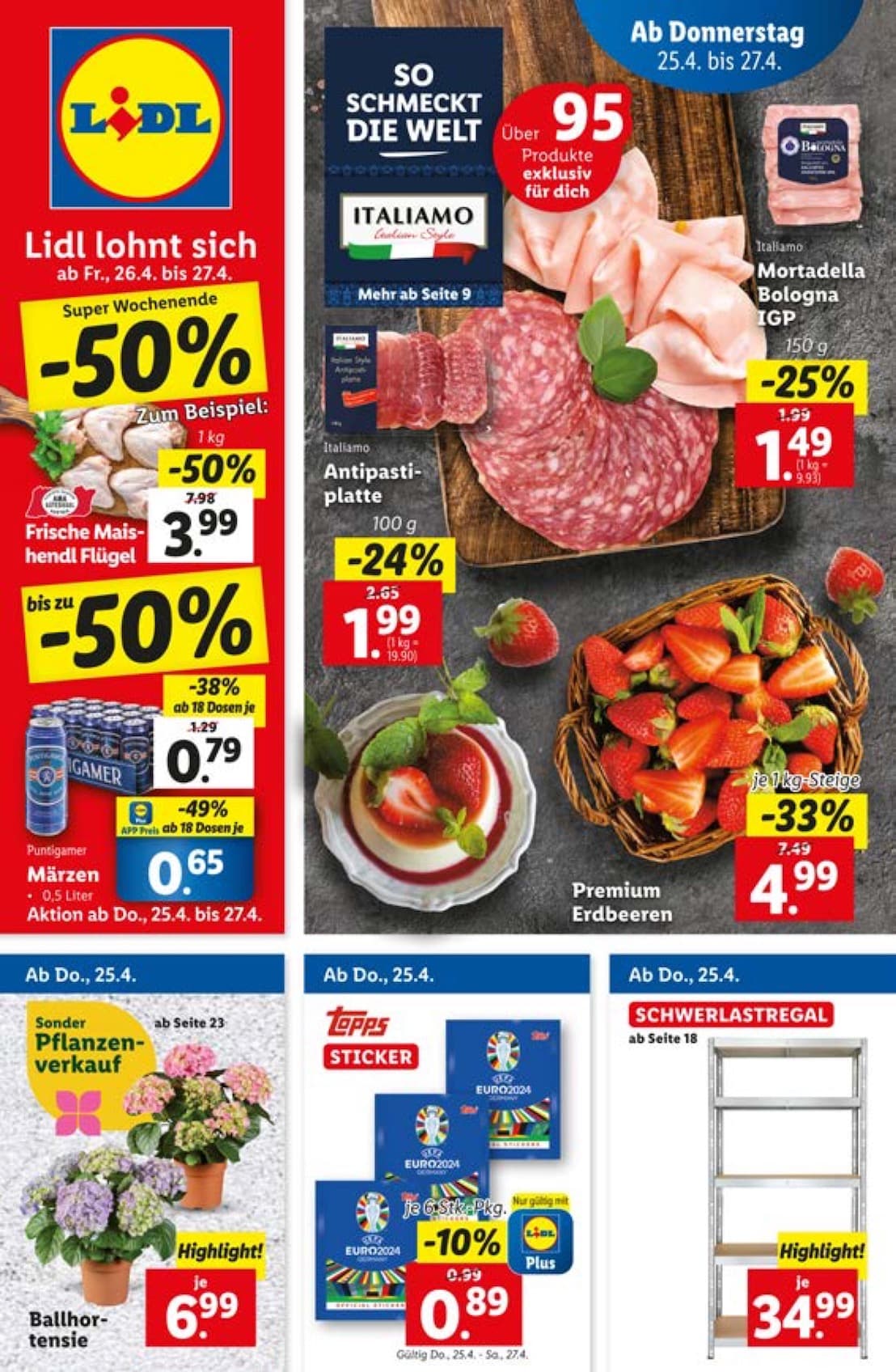 Lidl Aktuell Prospekt ab Donnerstag Seite 1