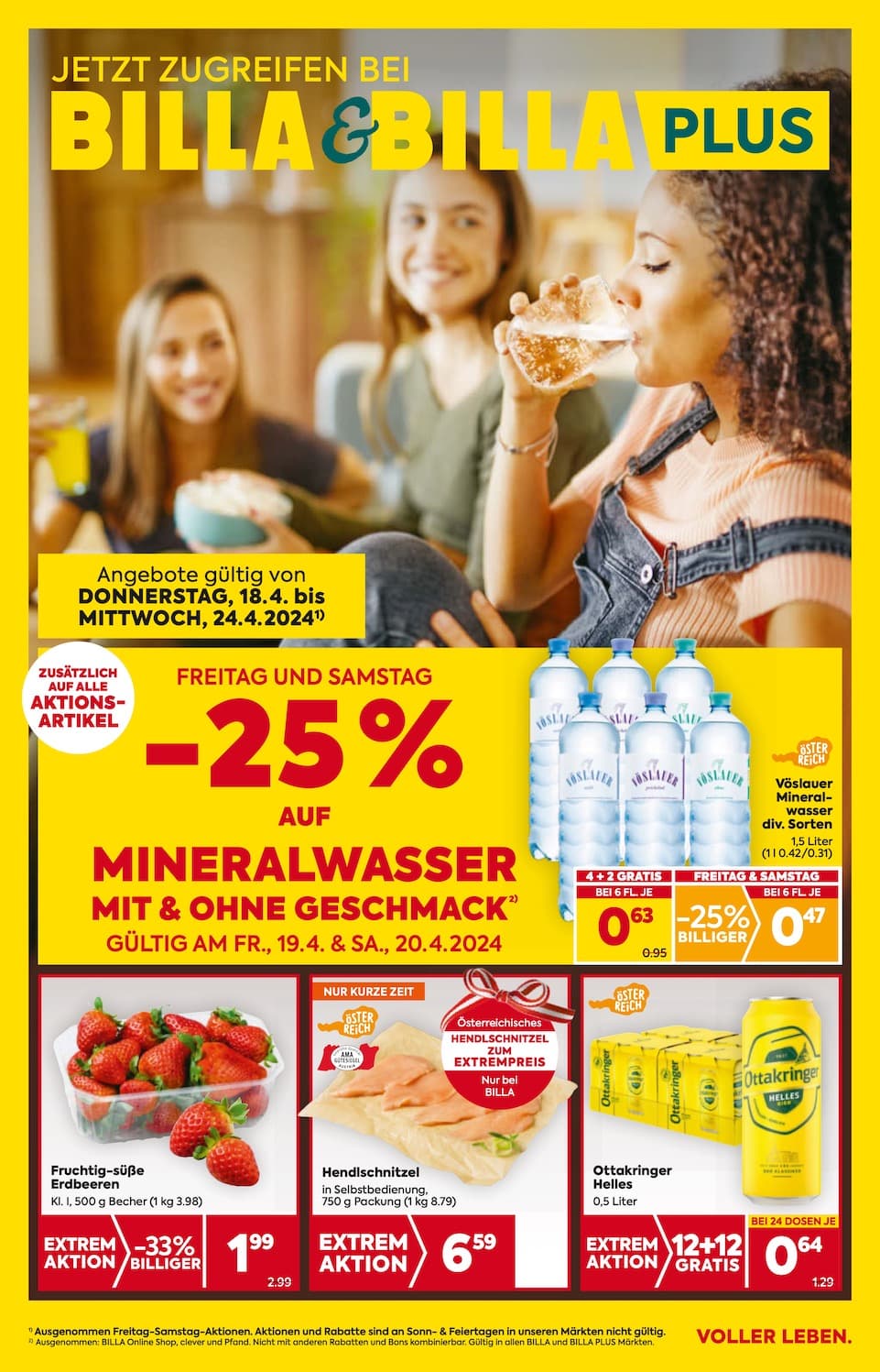 Billa Aktuell Prospekt ab Donnerstag Seite 1