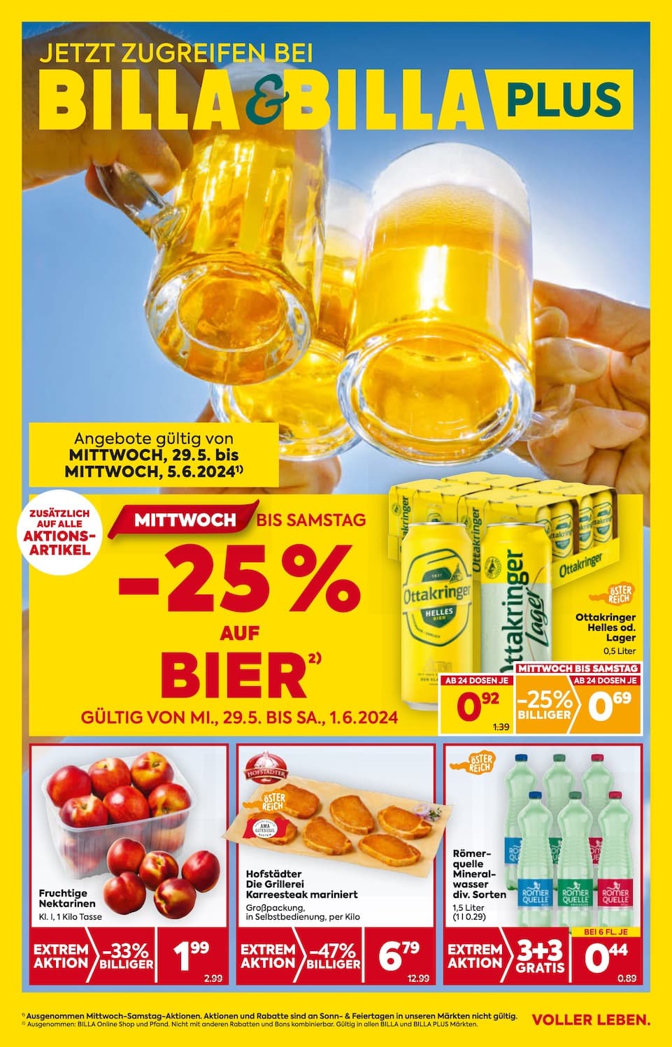 Billa Aktuell Prospekt ab Donnerstag Seite 1